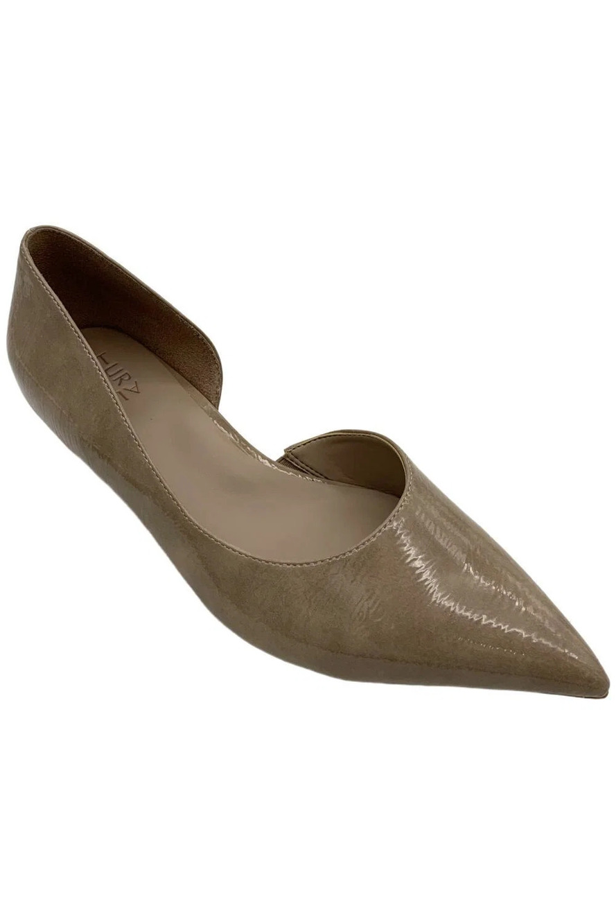 Naturalizer Women's Gallent Slip-On Kitten Heel Pump Taupe - Wide
